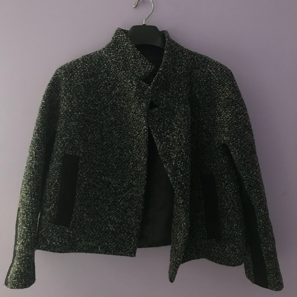 Black and gray J Crew blazer